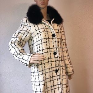 Forecaster Of Boston Coat - Black Fox Fur Trim
